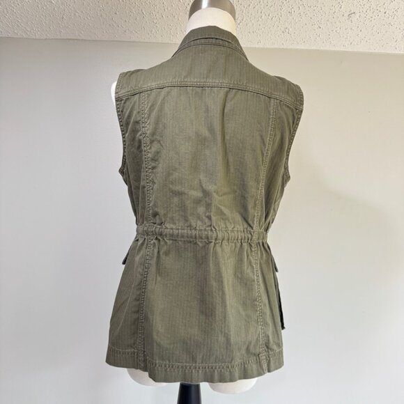 J. CREW Military Style Utility Cargo Vest - Picture 4 of 9